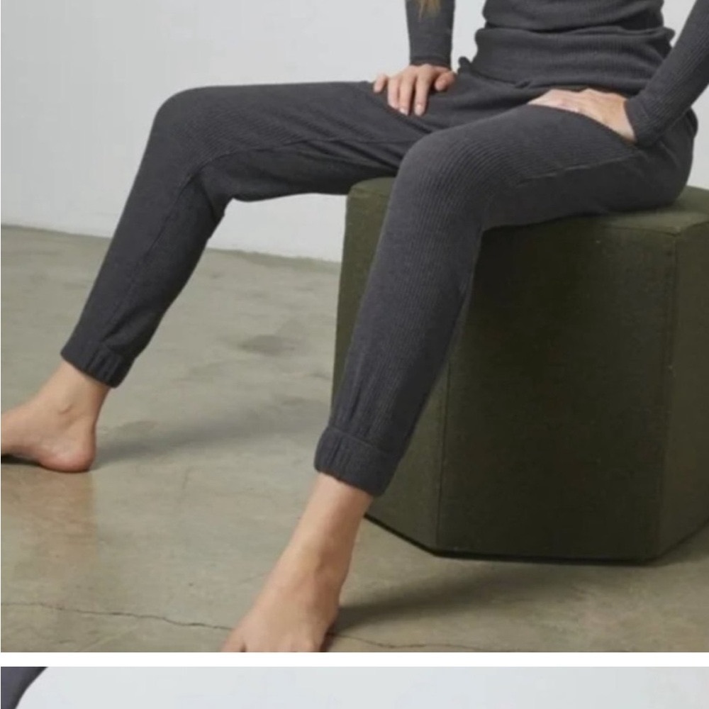 NEW Lunya Restore Thermal Draped Jogger Pants M